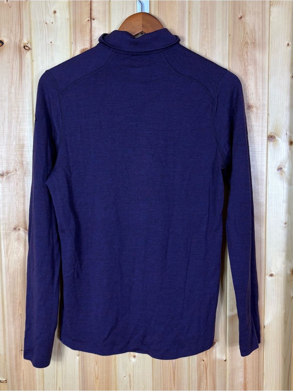 Icebreaker Bodyfit 260 Merino Wool Thermal Set XL Purple Quarter Zip & Leggings - Picture 10 of 16